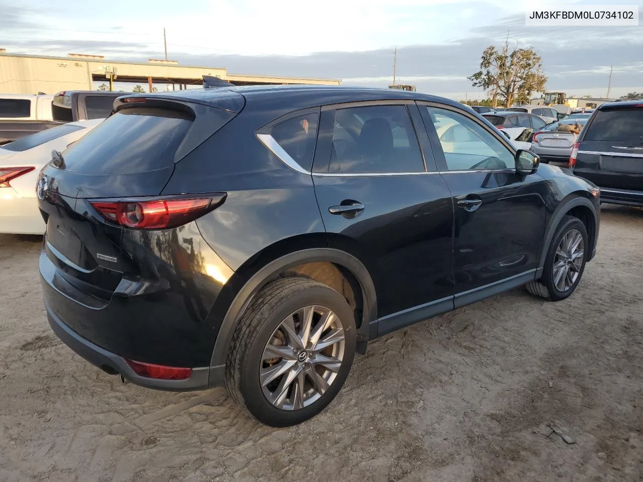 2020 Mazda Cx-5 Grand Touring VIN: JM3KFBDM0L0734102 Lot: 76778384