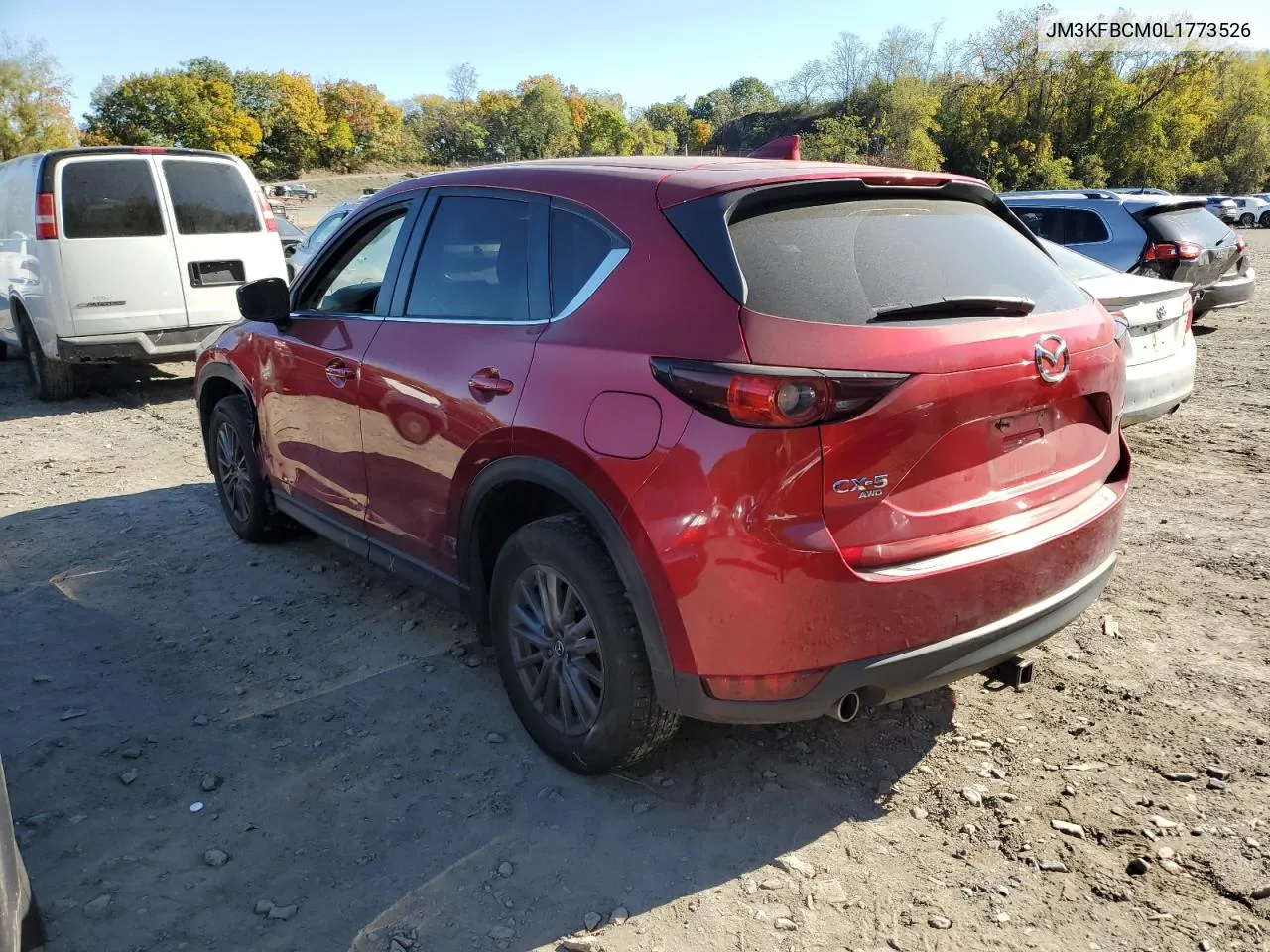 2020 Mazda Cx-5 Touring VIN: JM3KFBCM0L1773526 Lot: 76781874