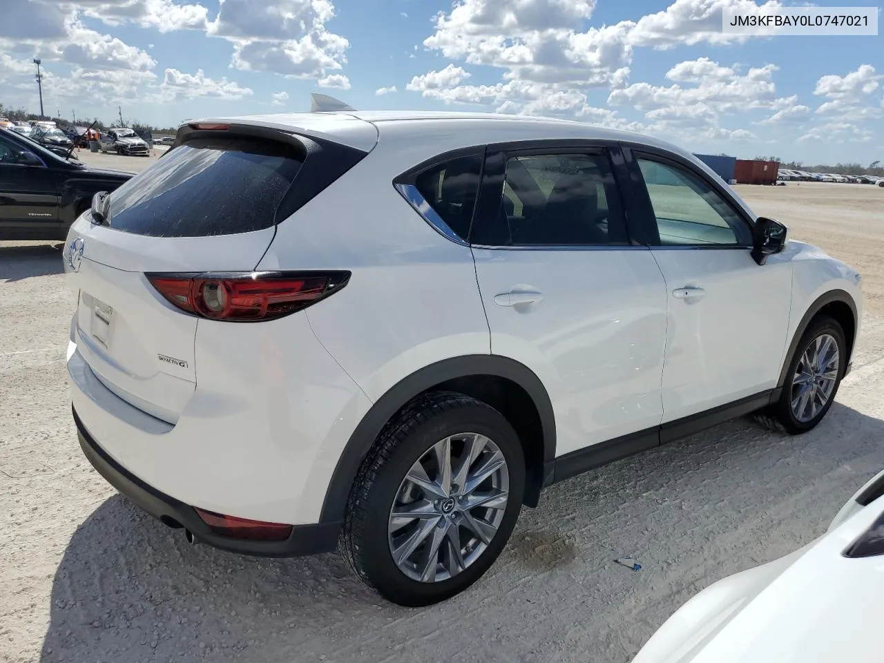 2020 Mazda Cx-5 Grand Touring Reserve VIN: JM3KFBAY0L0747021 Lot: 77553904