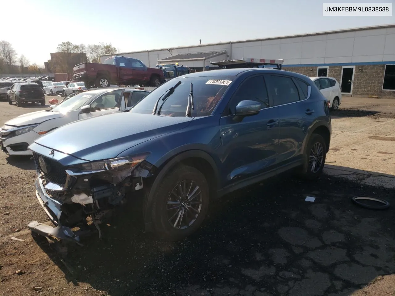 2020 Mazda Cx-5 Sport VIN: JM3KFBBM9L0838588 Lot: 78393364