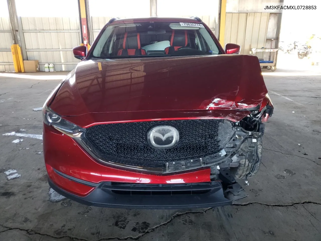 2020 Mazda Cx-5 Touring VIN: JM3KFACMXL0728853 Lot: 79835774