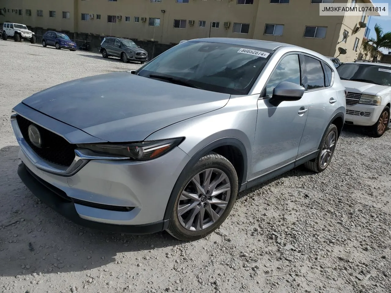 2020 Mazda Cx-5 Grand Touring VIN: JM3KFADM1L0741814 Lot: 80852874