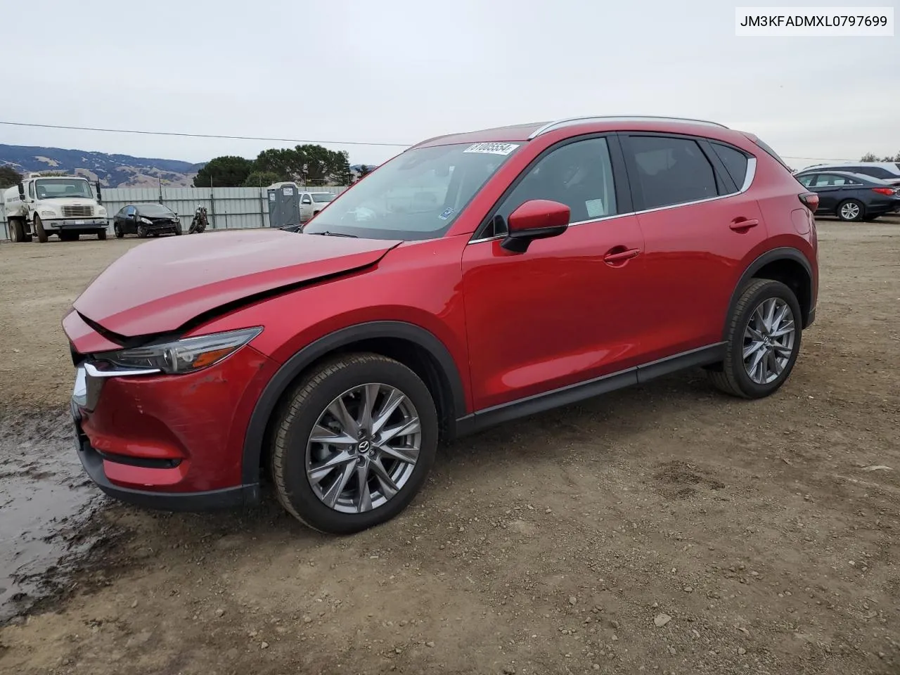 2020 Mazda Cx-5 Grand Touring VIN: JM3KFADMXL0797699 Lot: 81005554