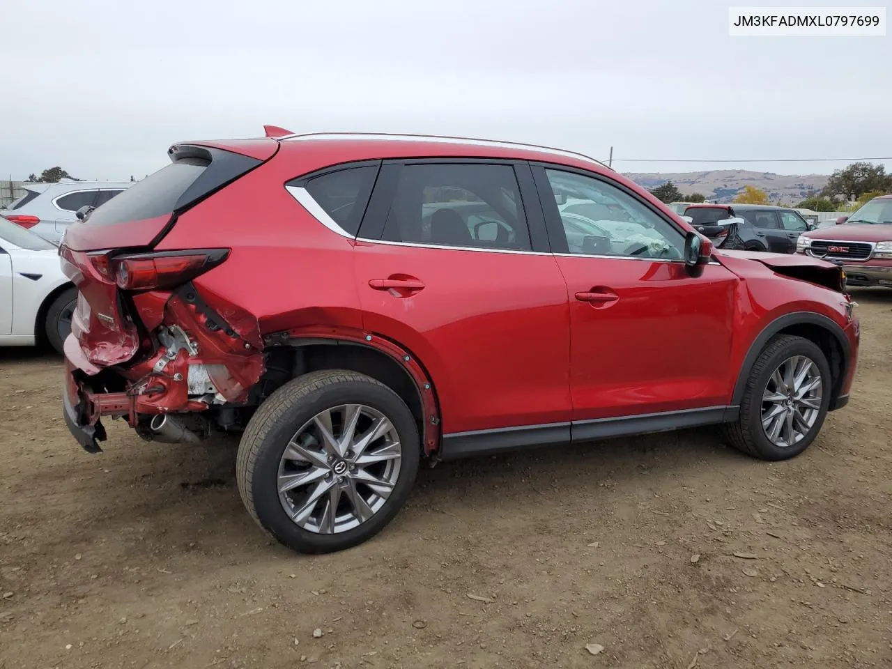 2020 Mazda Cx-5 Grand Touring VIN: JM3KFADMXL0797699 Lot: 81005554