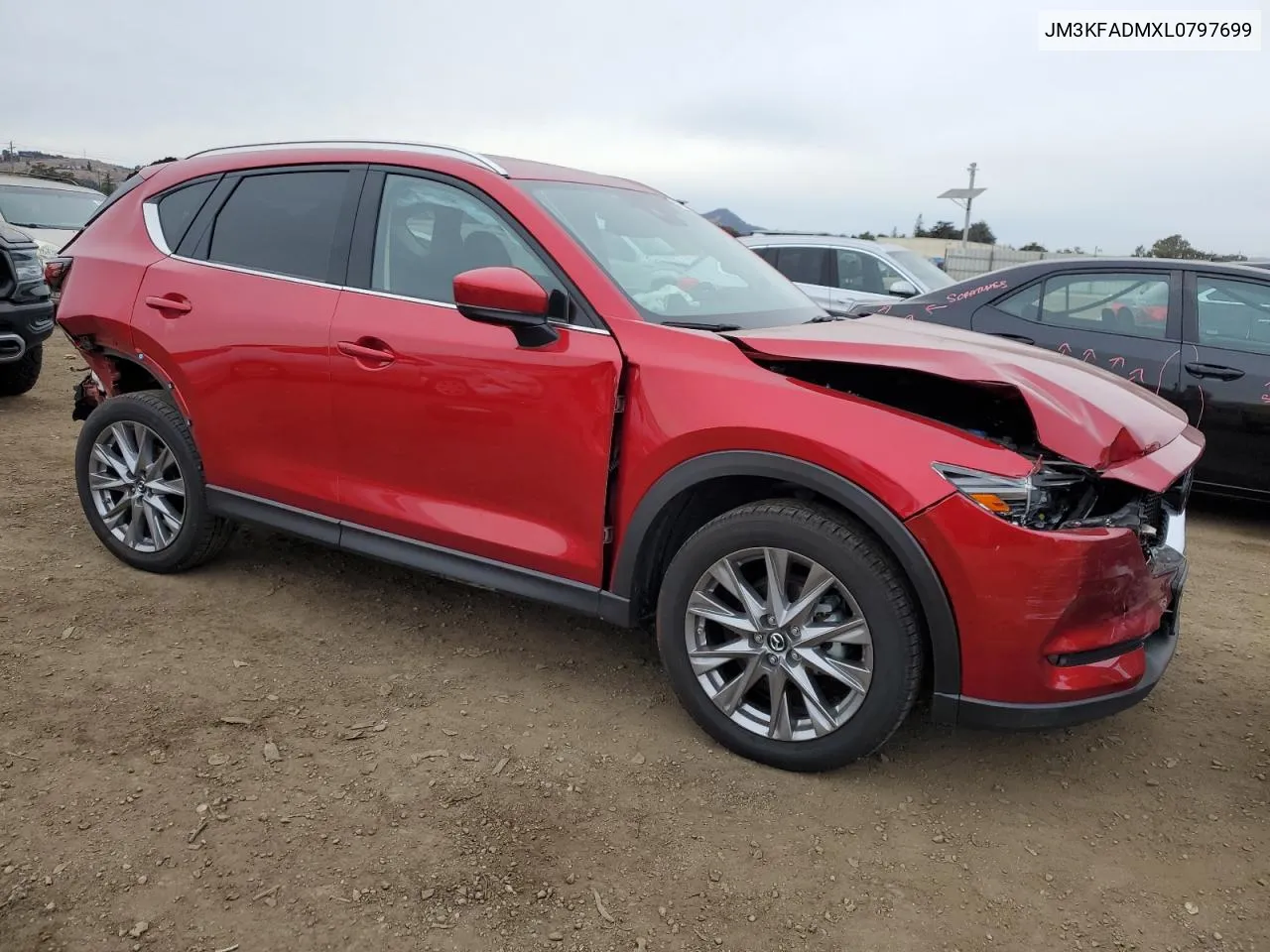 2020 Mazda Cx-5 Grand Touring VIN: JM3KFADMXL0797699 Lot: 81005554