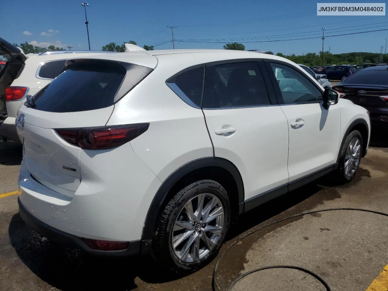 2021 Mazda Cx-5 Grand Touring VIN: JM3KFBDM3M0484002 Lot: 58161734