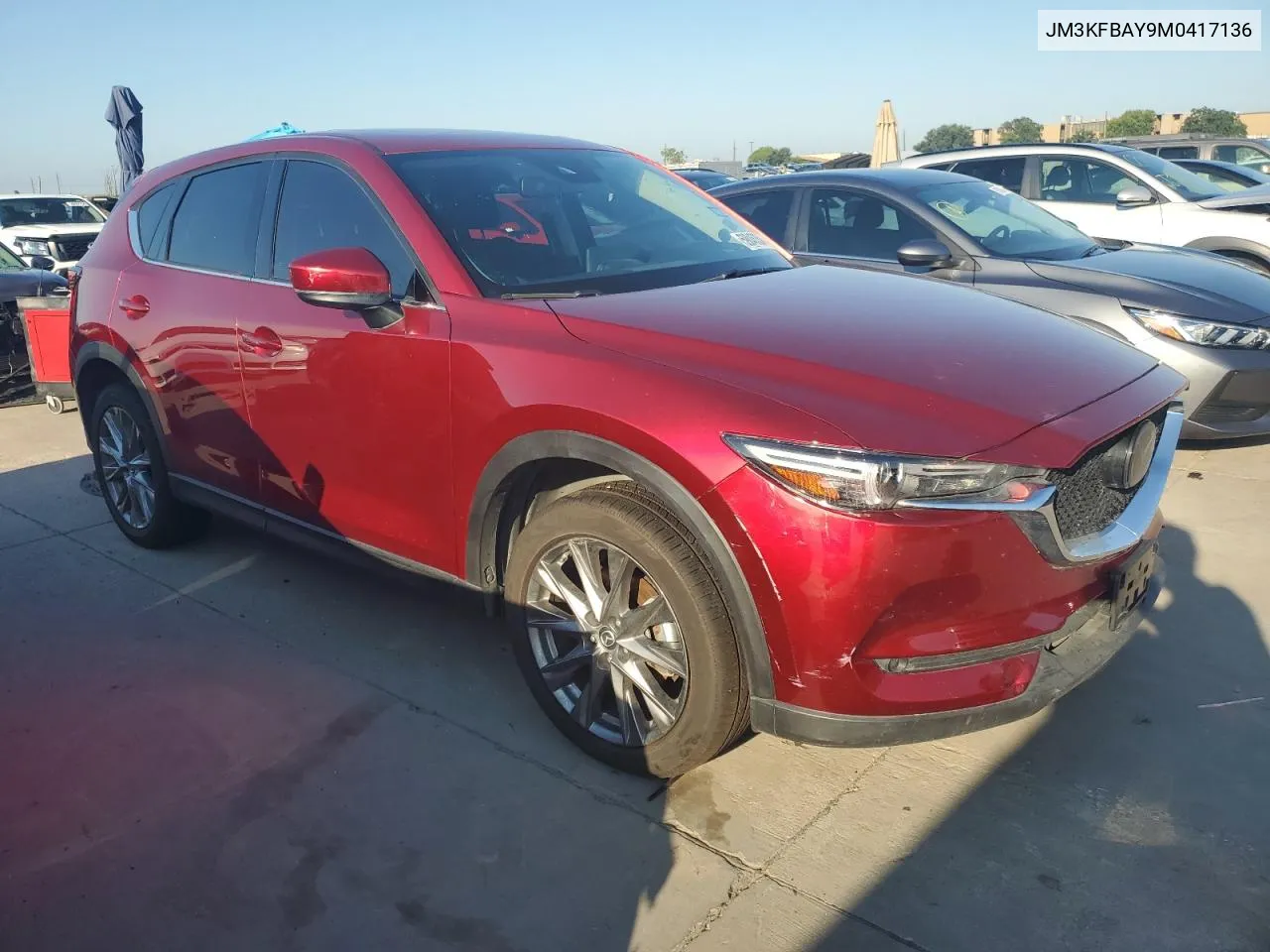 2021 Mazda Cx-5 Grand Touring Reserve VIN: JM3KFBAY9M0417136 Lot: 59045334