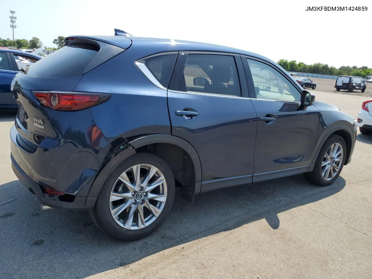 2021 Mazda Cx-5 Grand Touring VIN: JM3KFBDM3M1424859 Lot: 59375424