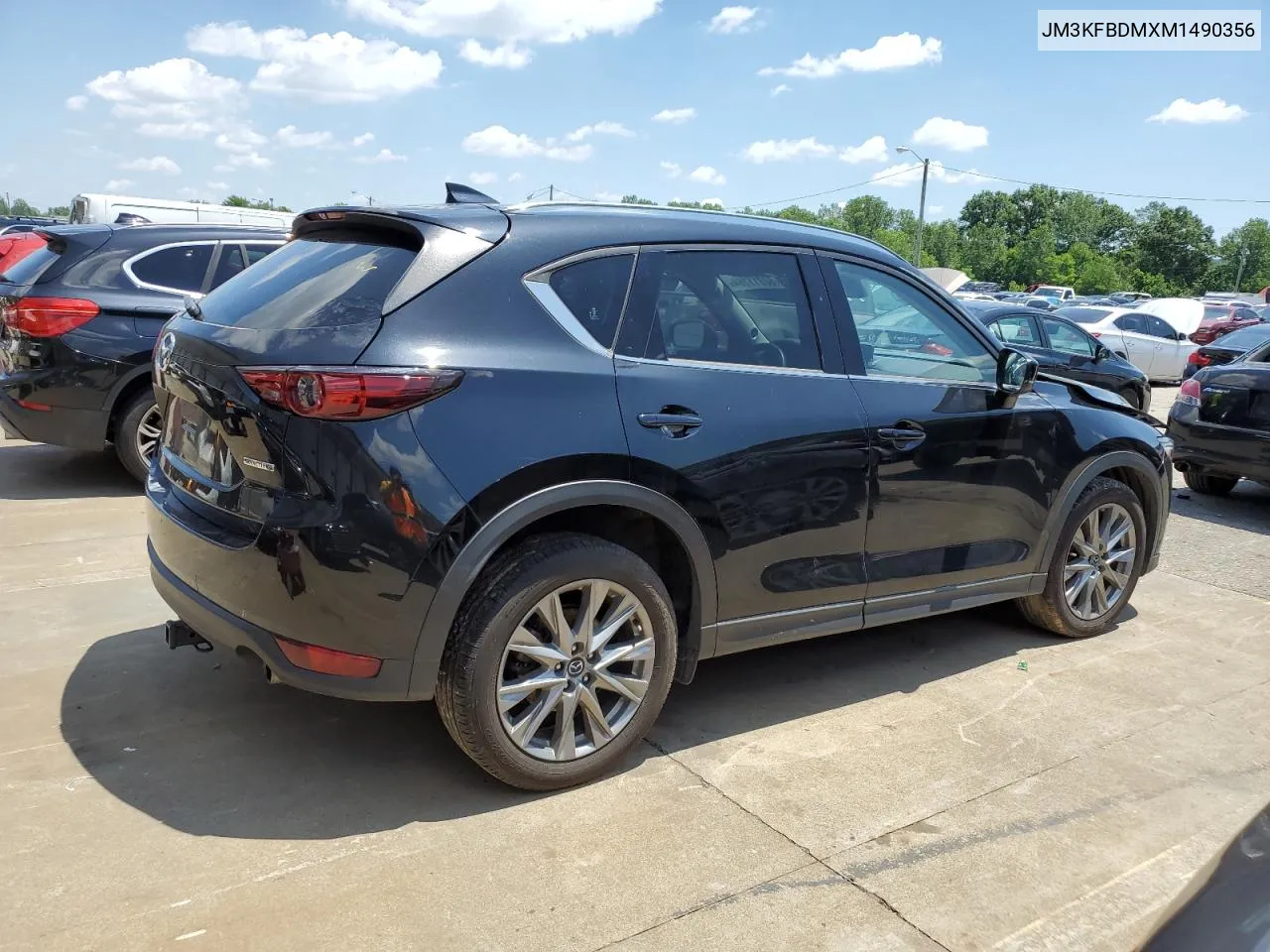 2021 Mazda Cx-5 Grand Touring VIN: JM3KFBDMXM1490356 Lot: 60311164