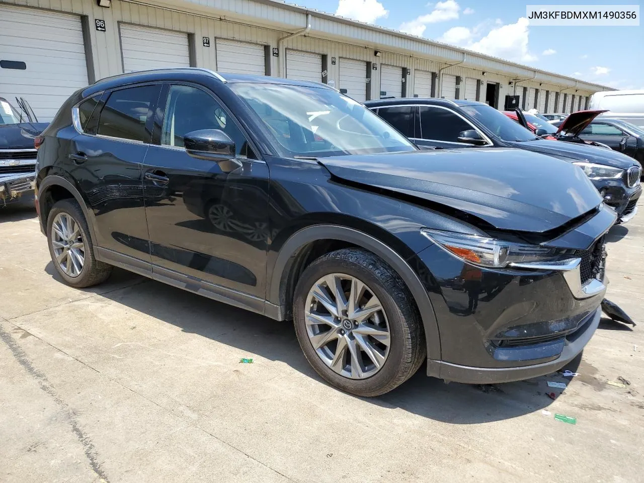 2021 Mazda Cx-5 Grand Touring VIN: JM3KFBDMXM1490356 Lot: 60311164