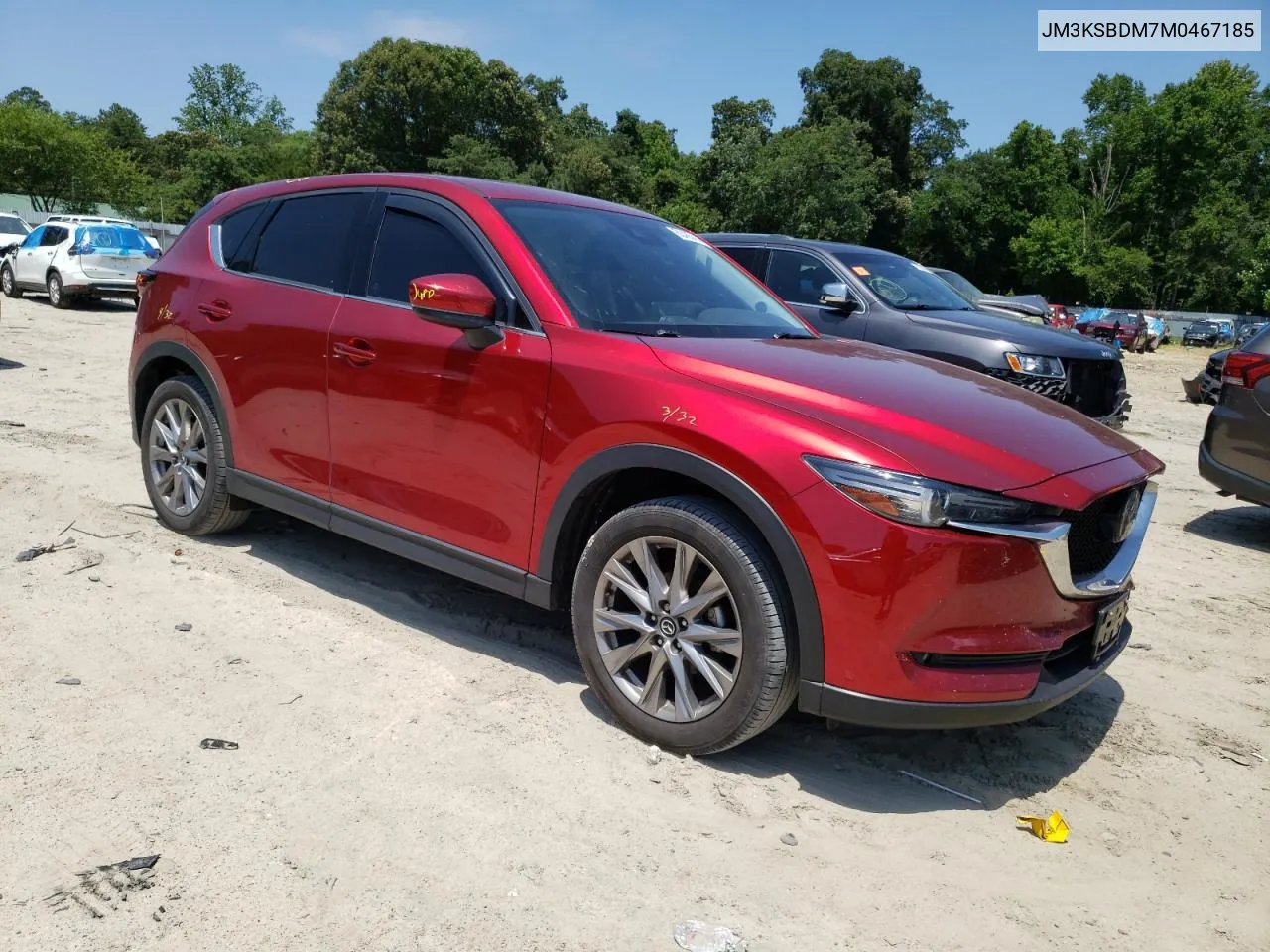 2021 Mazda Cx-5 VIN: JM3KSBDM7M0467185 Lot: 60485414