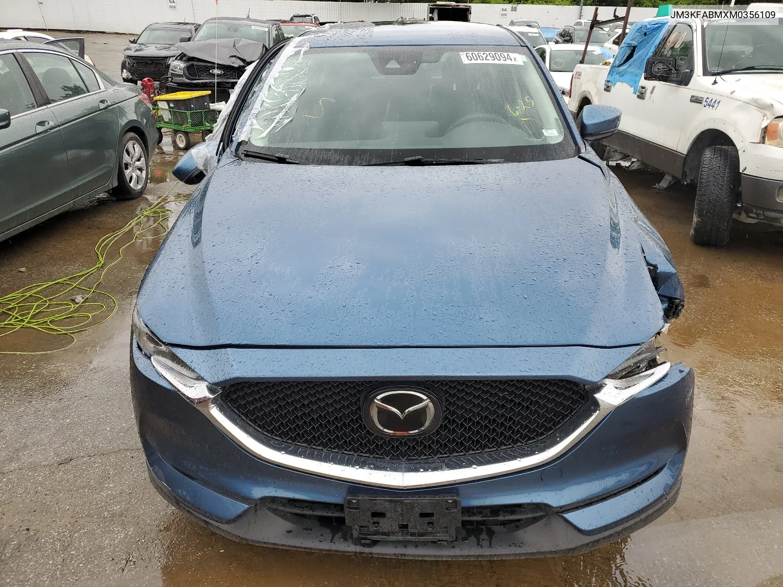 2021 Mazda Cx-5 Sport VIN: JM3KFABMXM0356109 Lot: 60629094