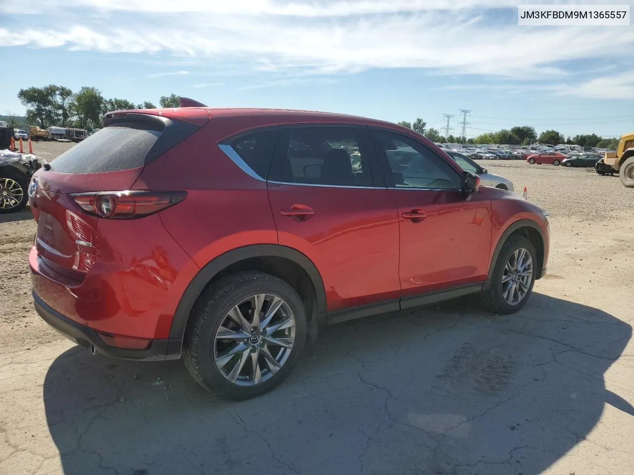 2021 Mazda Cx-5 Grand Touring VIN: JM3KFBDM9M1365557 Lot: 60718524