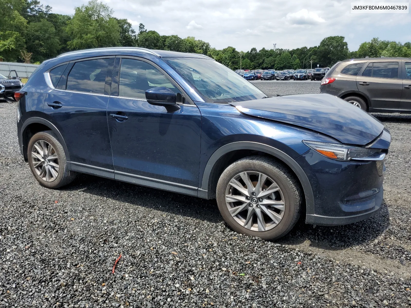 2021 Mazda Cx-5 Grand Touring VIN: JM3KFBDM6M0467839 Lot: 61094854