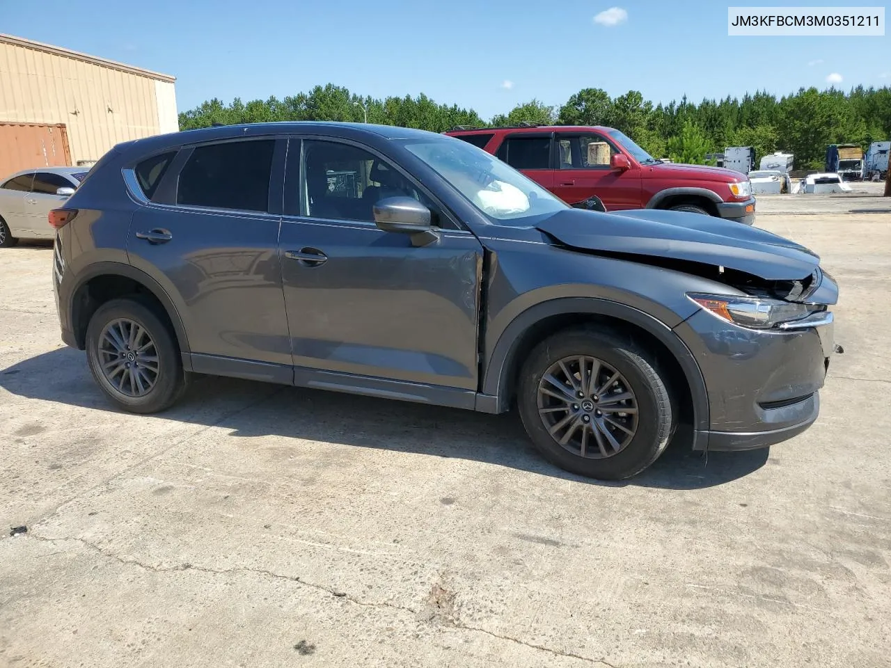 2021 Mazda Cx-5 Touring VIN: JM3KFBCM3M0351211 Lot: 61150094