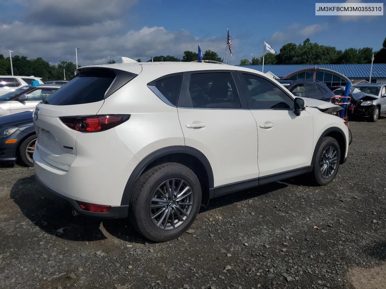 2021 Mazda Cx-5 Touring VIN: JM3KFBCM3M0355310 Lot: 62268164