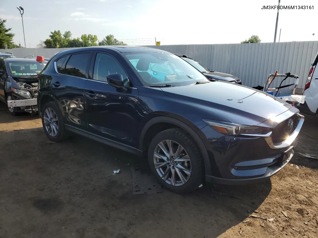 2021 Mazda Cx-5 Grand Touring VIN: JM3KFBDM6M1343161 Lot: 63418804