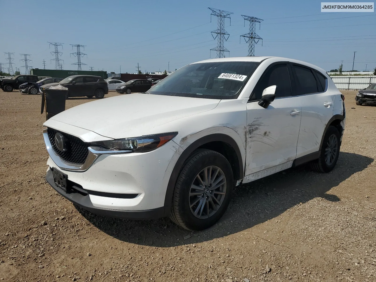 2021 Mazda Cx-5 Touring VIN: JM3KFBCM9M0364285 Lot: 64661324