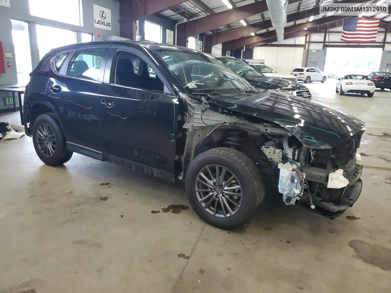 2021 Mazda Cx-5 Sport VIN: JM3KFBBM5M1312910 Lot: 65796224