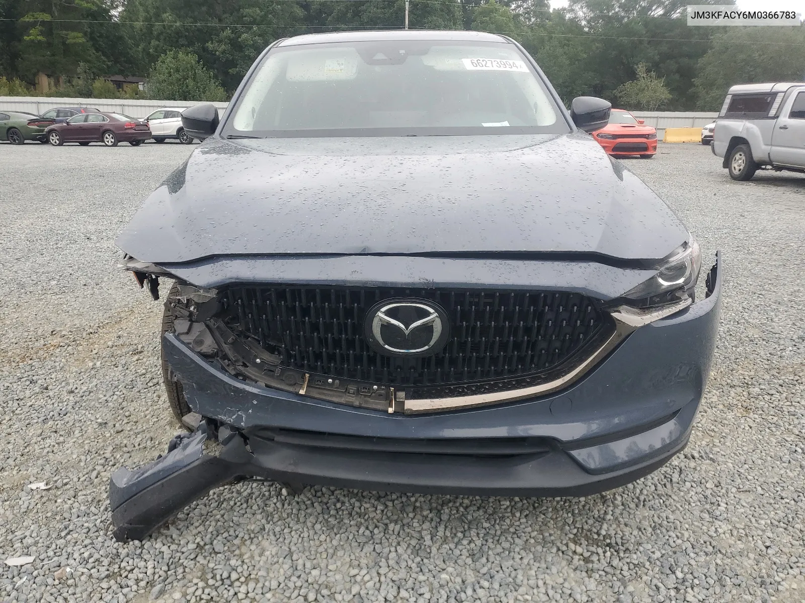 2021 Mazda Cx-5 Touring VIN: JM3KFACY6M0366783 Lot: 66273994