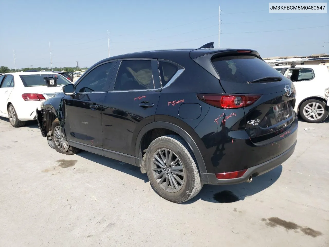 2021 Mazda Cx-5 Touring VIN: JM3KFBCM5M0480647 Lot: 66472564