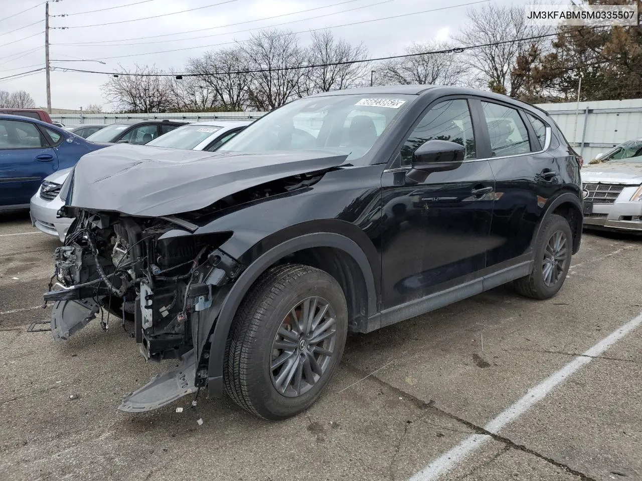 2021 Mazda Cx-5 Sport VIN: JM3KFABM5M0335507 Lot: 66623862