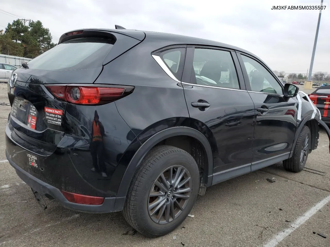 2021 Mazda Cx-5 Sport VIN: JM3KFABM5M0335507 Lot: 66623862