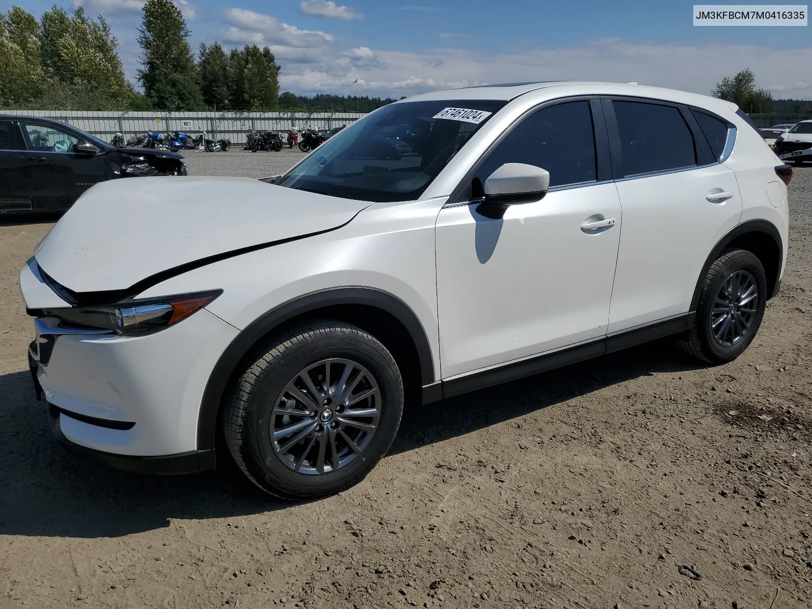 2021 Mazda Cx-5 Touring VIN: JM3KFBCM7M0416335 Lot: 67461024