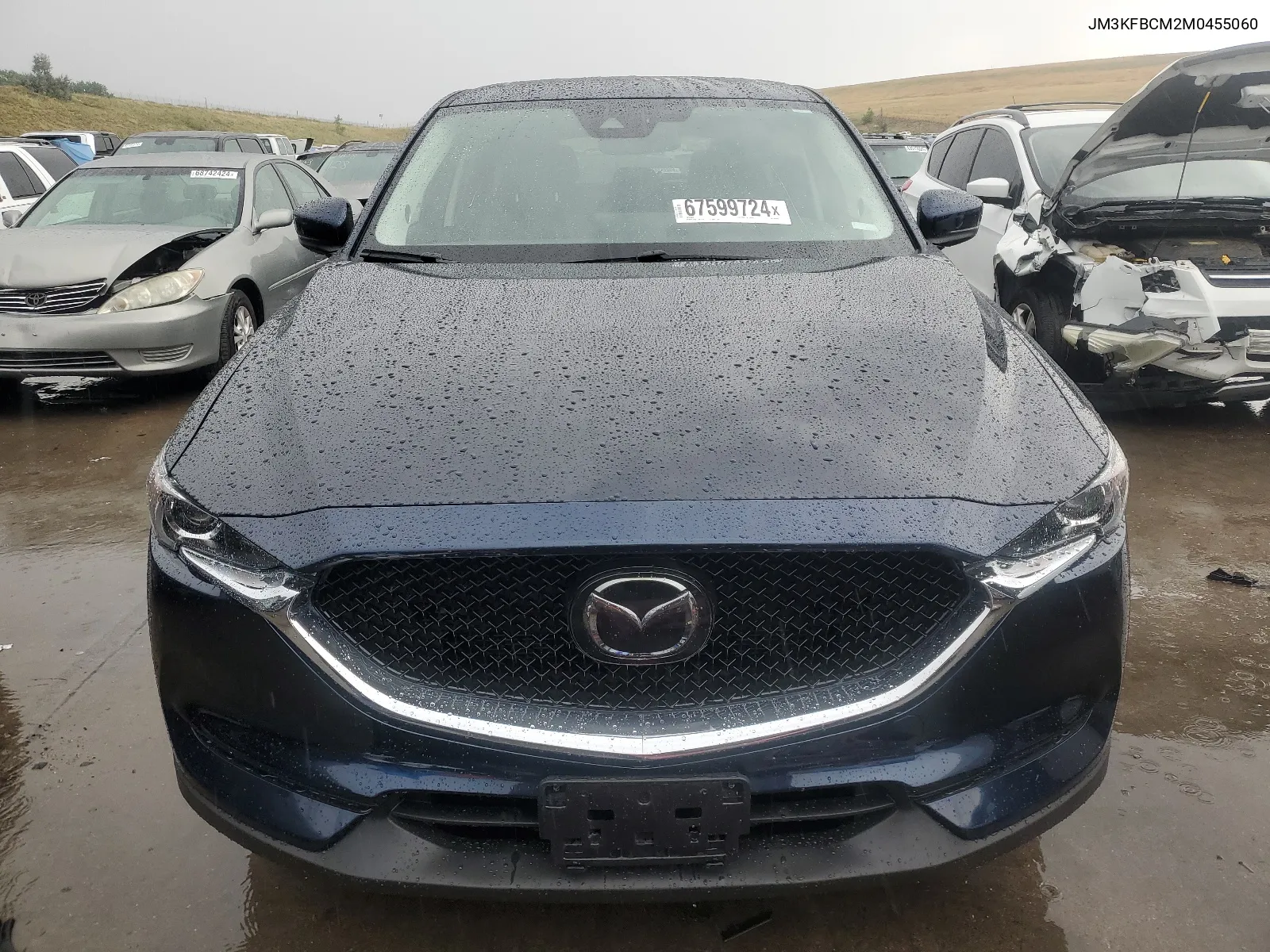 2021 Mazda Cx-5 Touring VIN: JM3KFBCM2M0455060 Lot: 67599724