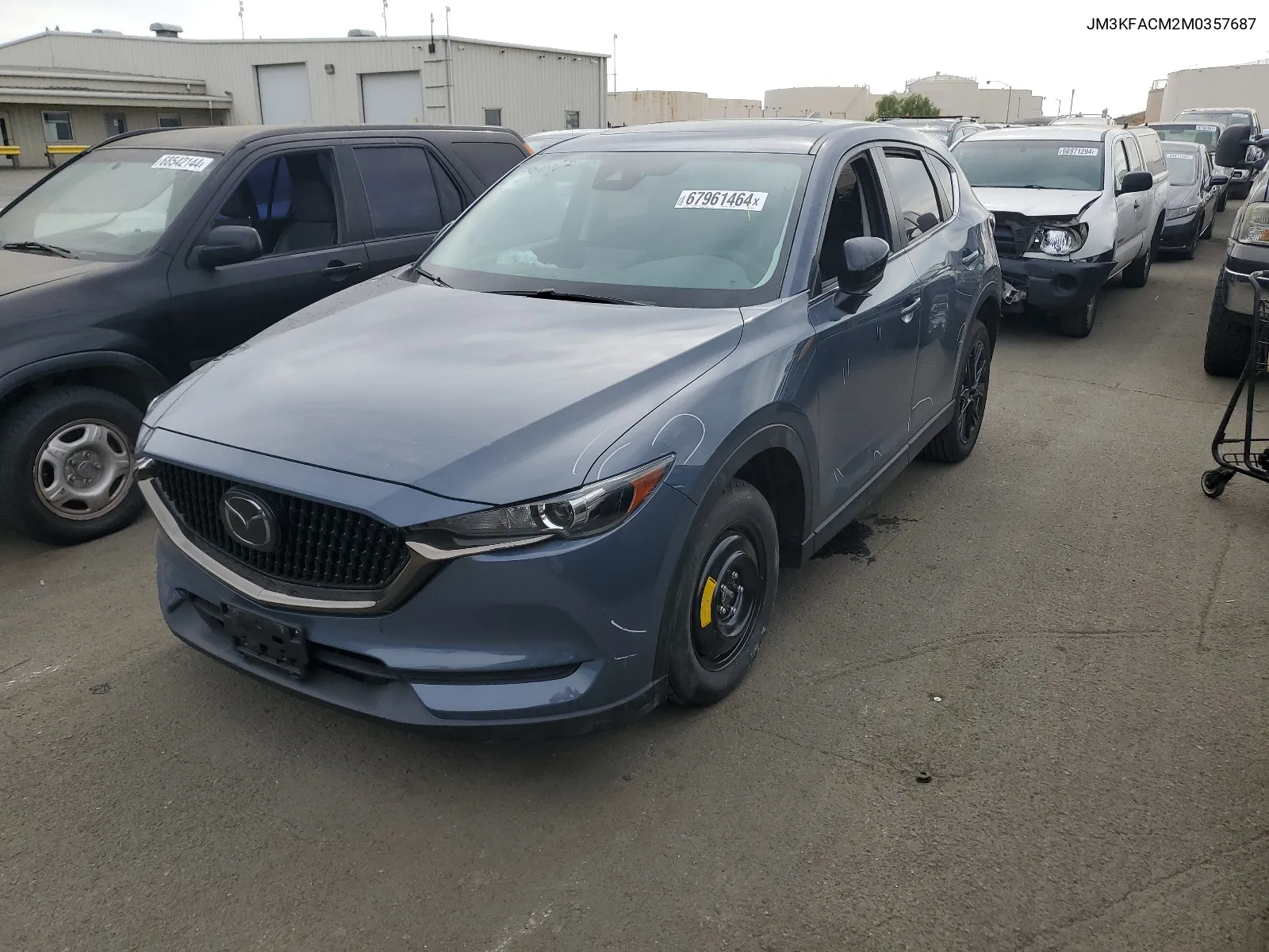 2021 Mazda Cx-5 Touring VIN: JM3KFACM2M0357687 Lot: 67961464