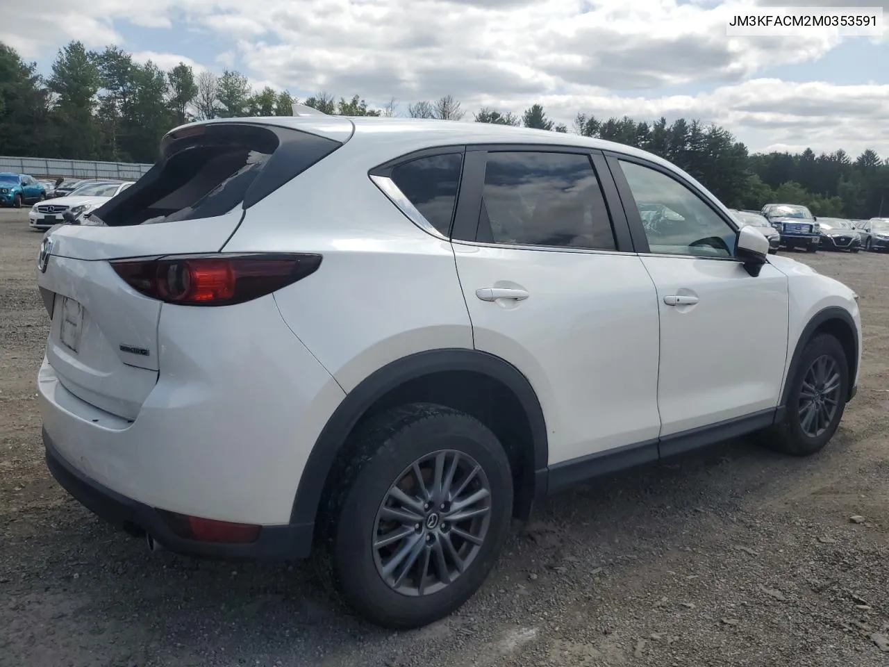 2021 Mazda Cx-5 Touring VIN: JM3KFACM2M0353591 Lot: 68227924