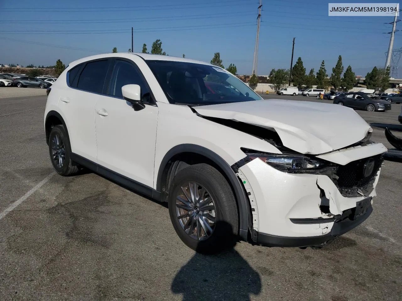 2021 Mazda Cx-5 Touring VIN: JM3KFACM5M1398194 Lot: 69816654