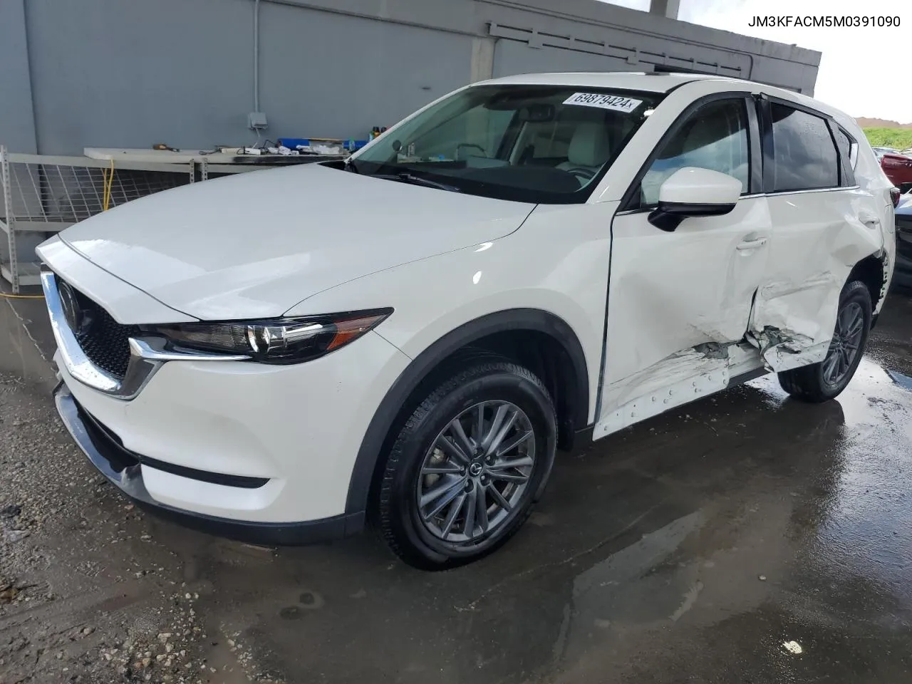 2021 Mazda Cx-5 Touring VIN: JM3KFACM5M0391090 Lot: 69879424