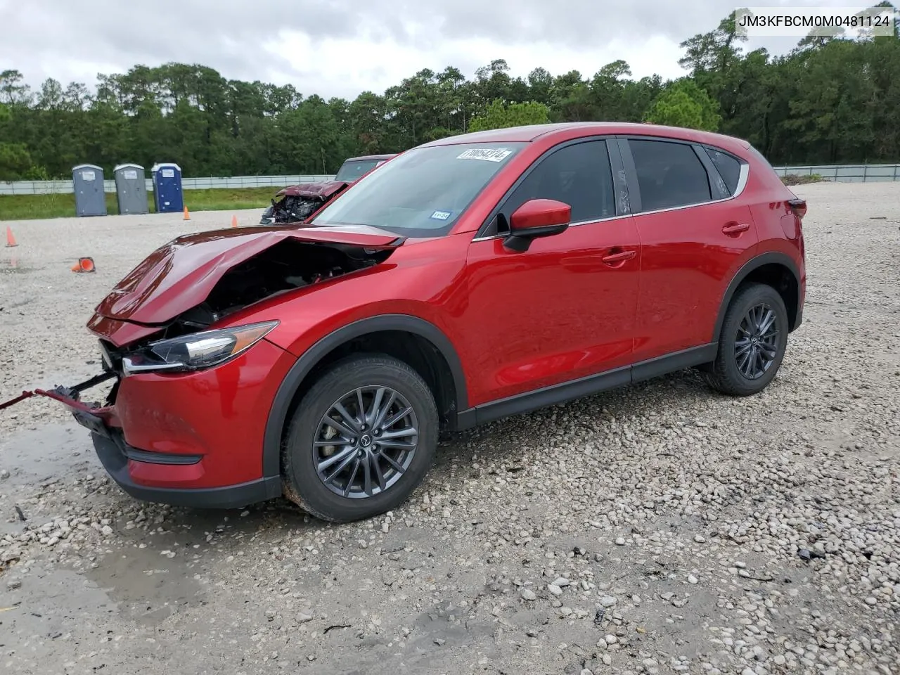 2021 Mazda Cx-5 Touring VIN: JM3KFBCM0M0481124 Lot: 70054274