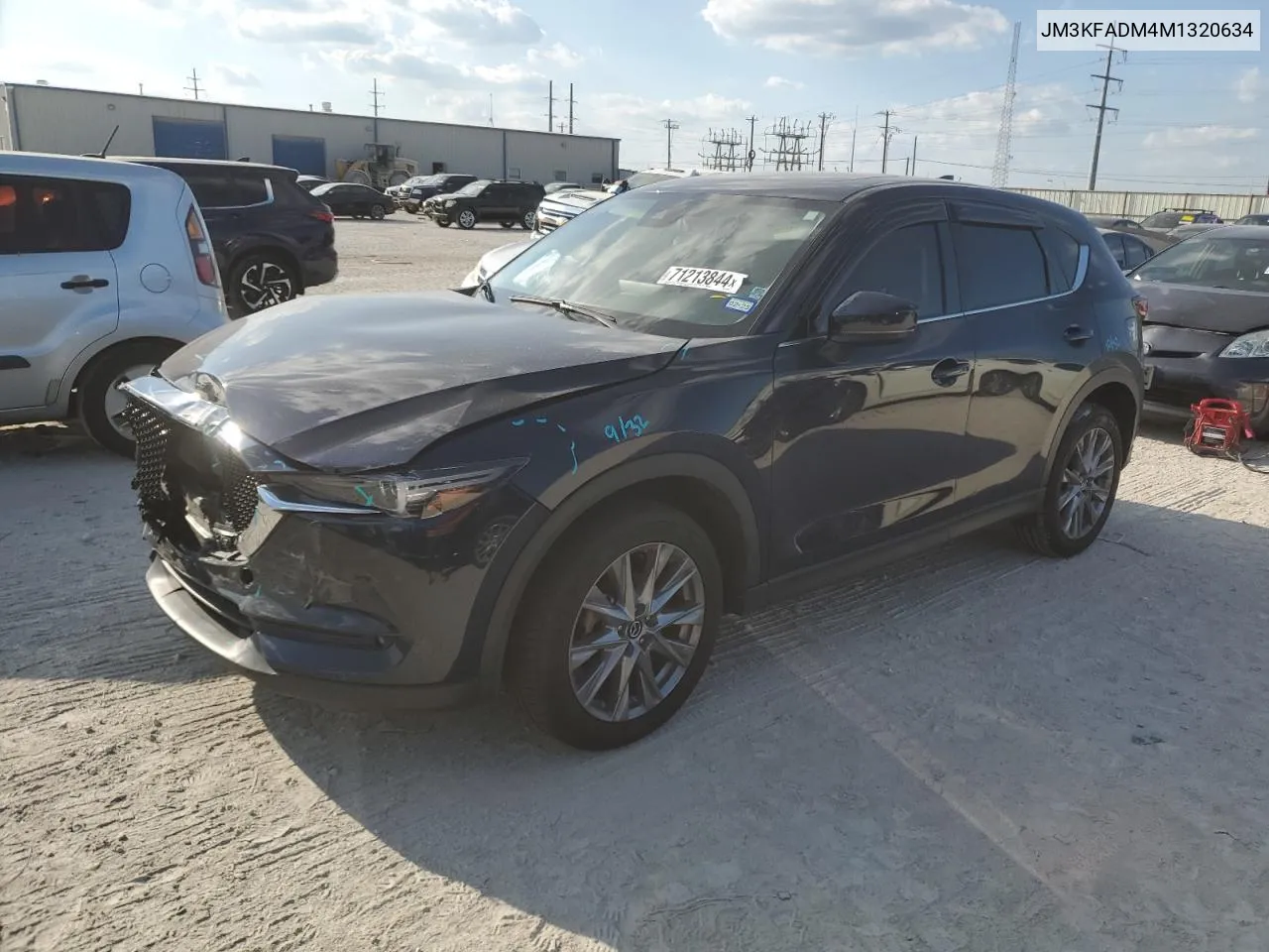 2021 Mazda Cx-5 Grand Touring VIN: JM3KFADM4M1320634 Lot: 71213844