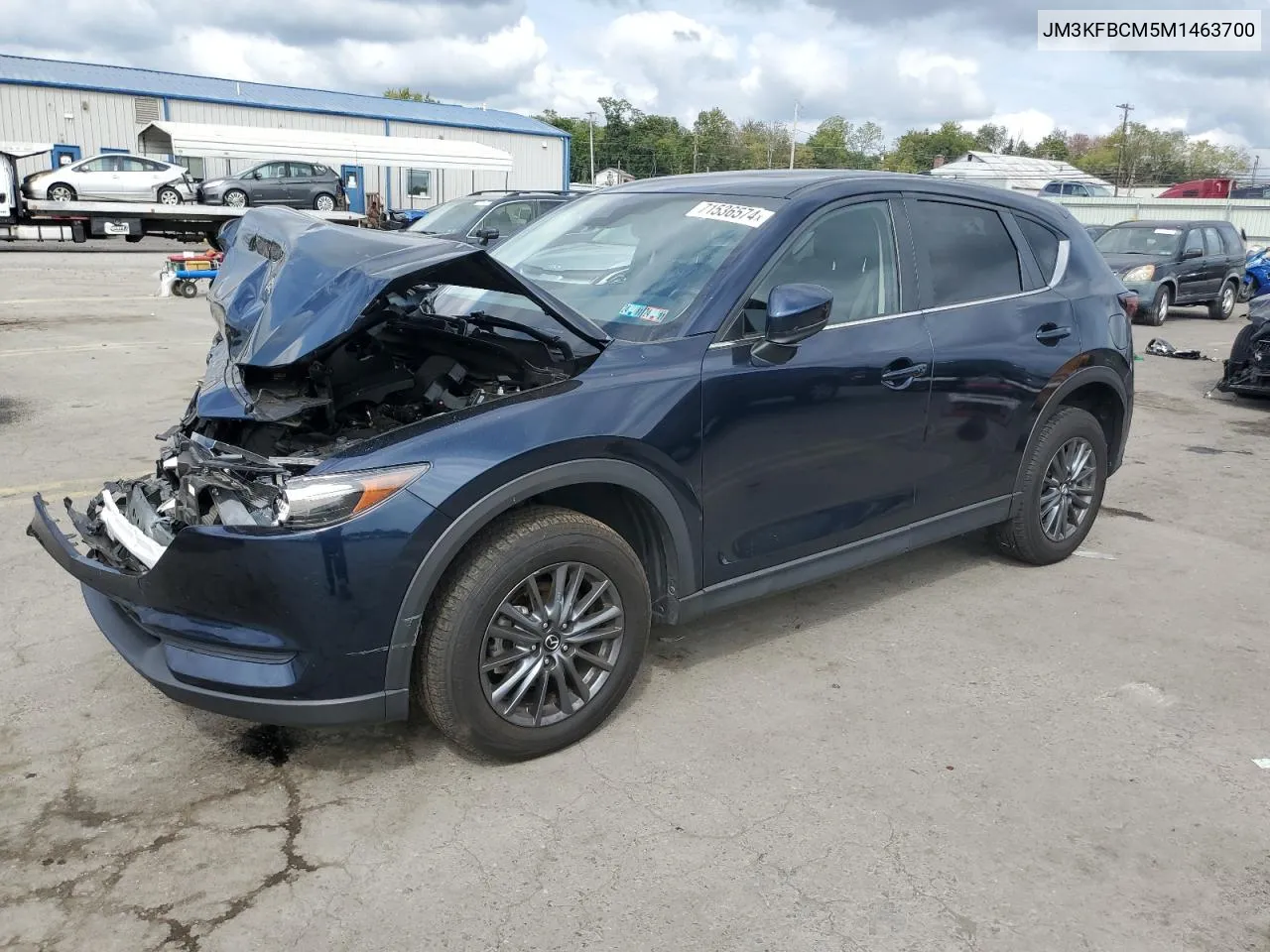 2021 Mazda Cx-5 Touring VIN: JM3KFBCM5M1463700 Lot: 71536574