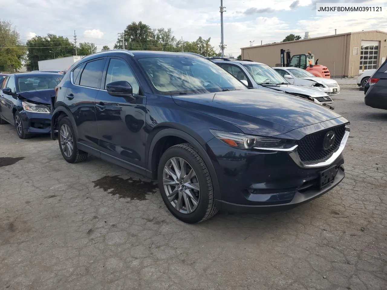 2021 Mazda Cx-5 Grand Touring VIN: JM3KFBDM6M0391121 Lot: 71853874