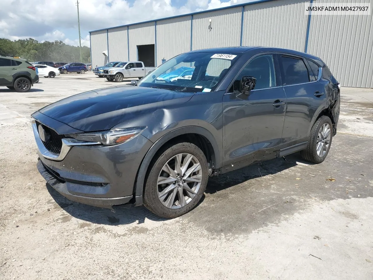 2021 Mazda Cx-5 Grand Touring VIN: JM3KFADM1M0427937 Lot: 71961154