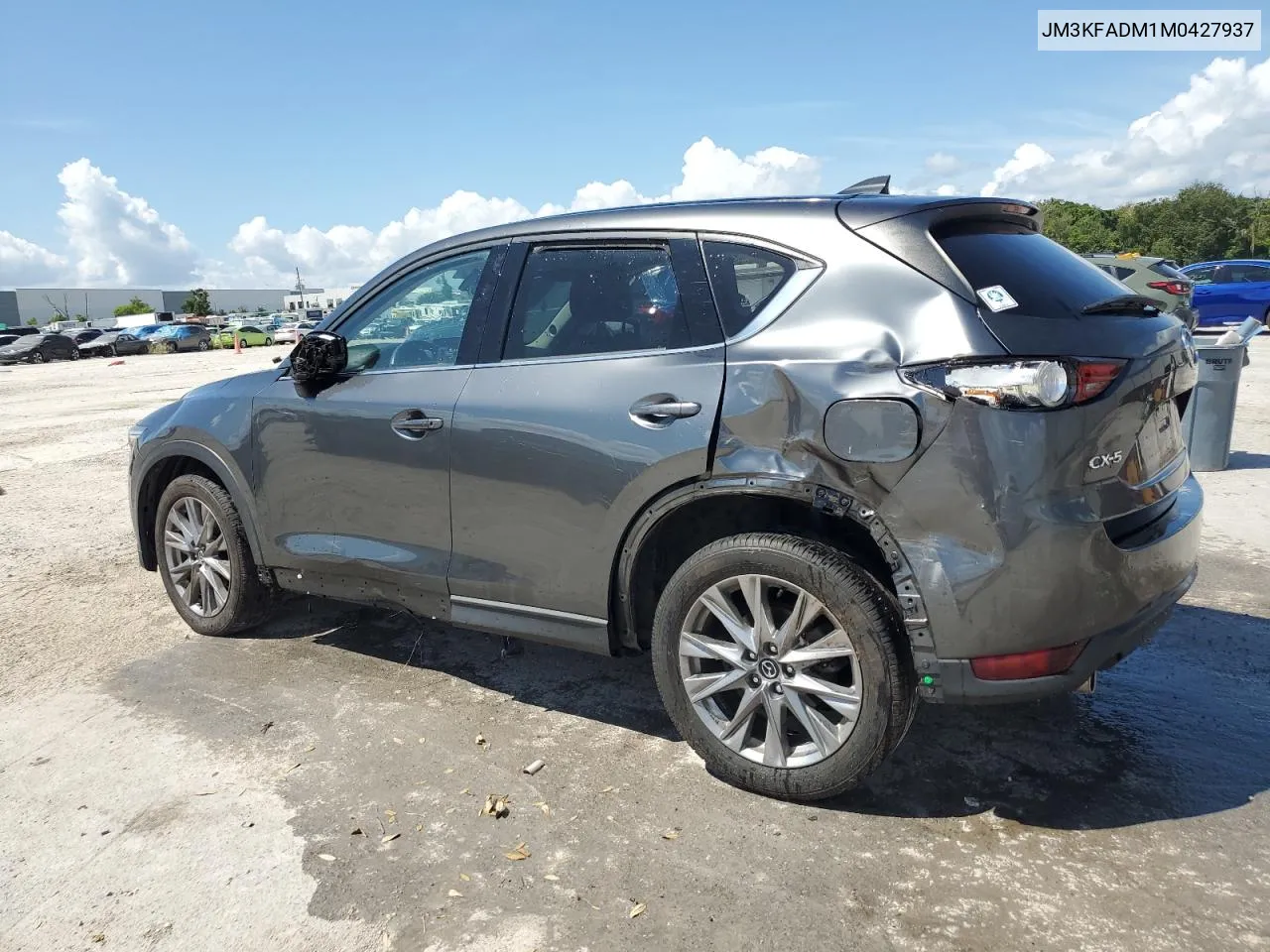 2021 Mazda Cx-5 Grand Touring VIN: JM3KFADM1M0427937 Lot: 71961154