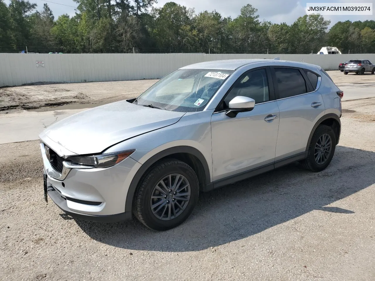 2021 Mazda Cx-5 Touring VIN: JM3KFACM1M0392074 Lot: 72137104