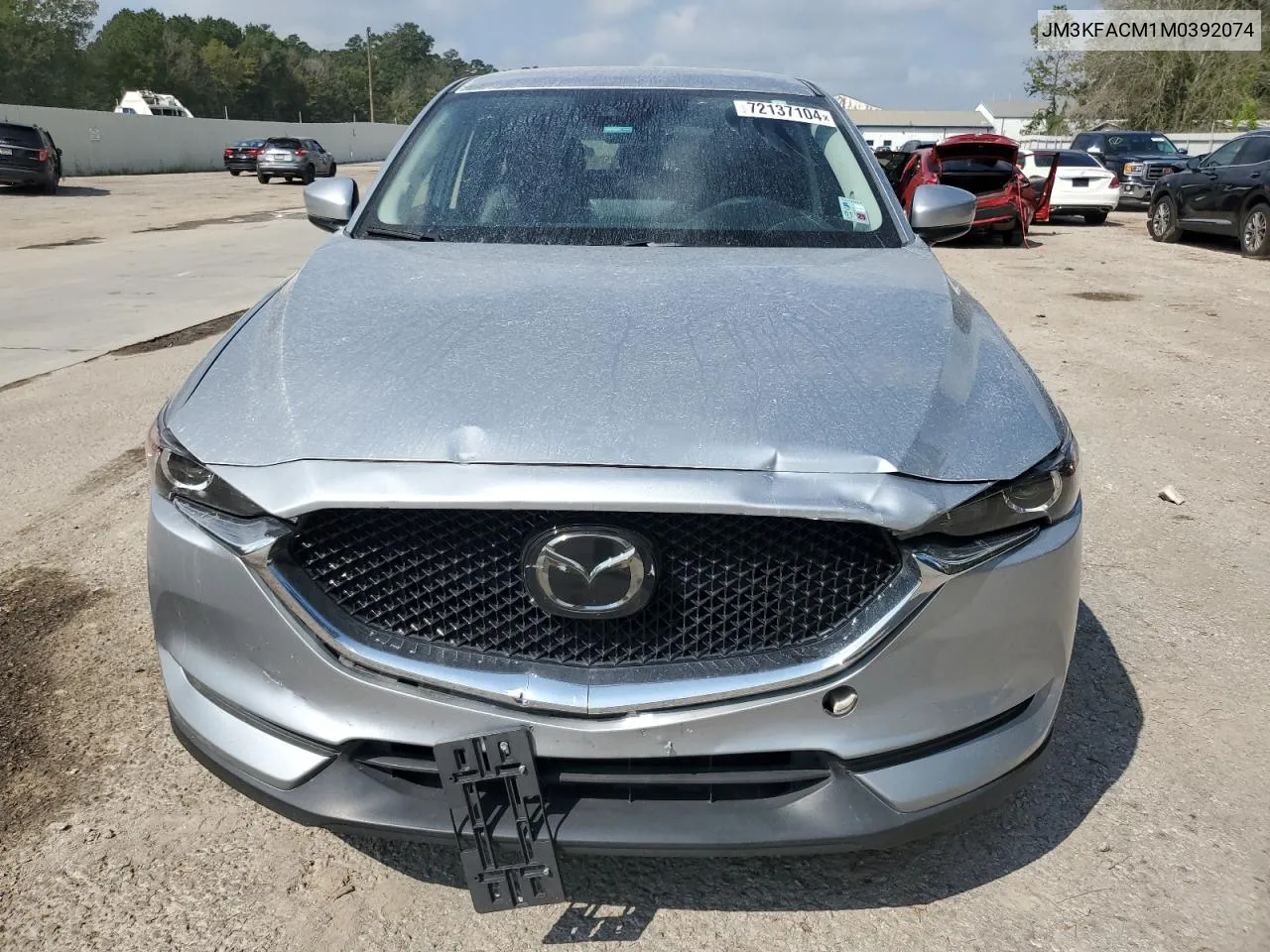 2021 Mazda Cx-5 Touring VIN: JM3KFACM1M0392074 Lot: 72137104