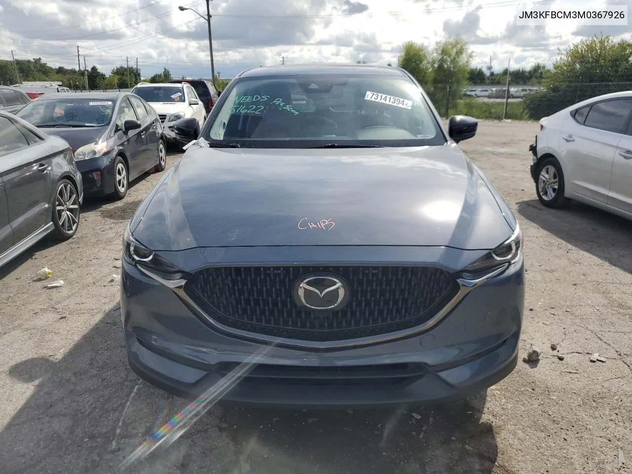 2021 Mazda Cx-5 Touring VIN: JM3KFBCM3M0367926 Lot: 73141394