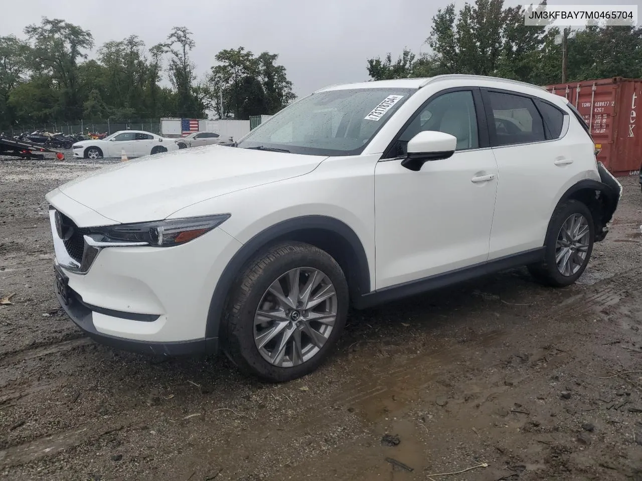 2021 Mazda Cx-5 Grand Touring Reserve VIN: JM3KFBAY7M0465704 Lot: 73178754