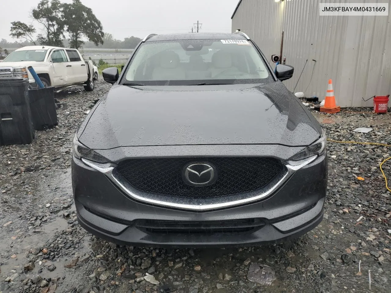 2021 Mazda Cx-5 Grand Touring Reserve VIN: JM3KFBAY4M0431669 Lot: 73178974