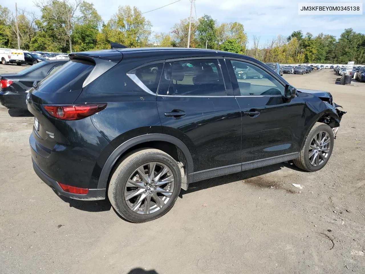 2021 Mazda Cx-5 Signature VIN: JM3KFBEY0M0345138 Lot: 73229384