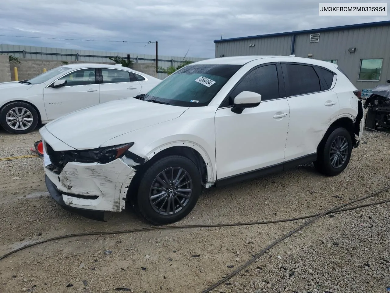 2021 Mazda Cx-5 Touring VIN: JM3KFBCM2M0335954 Lot: 73384494