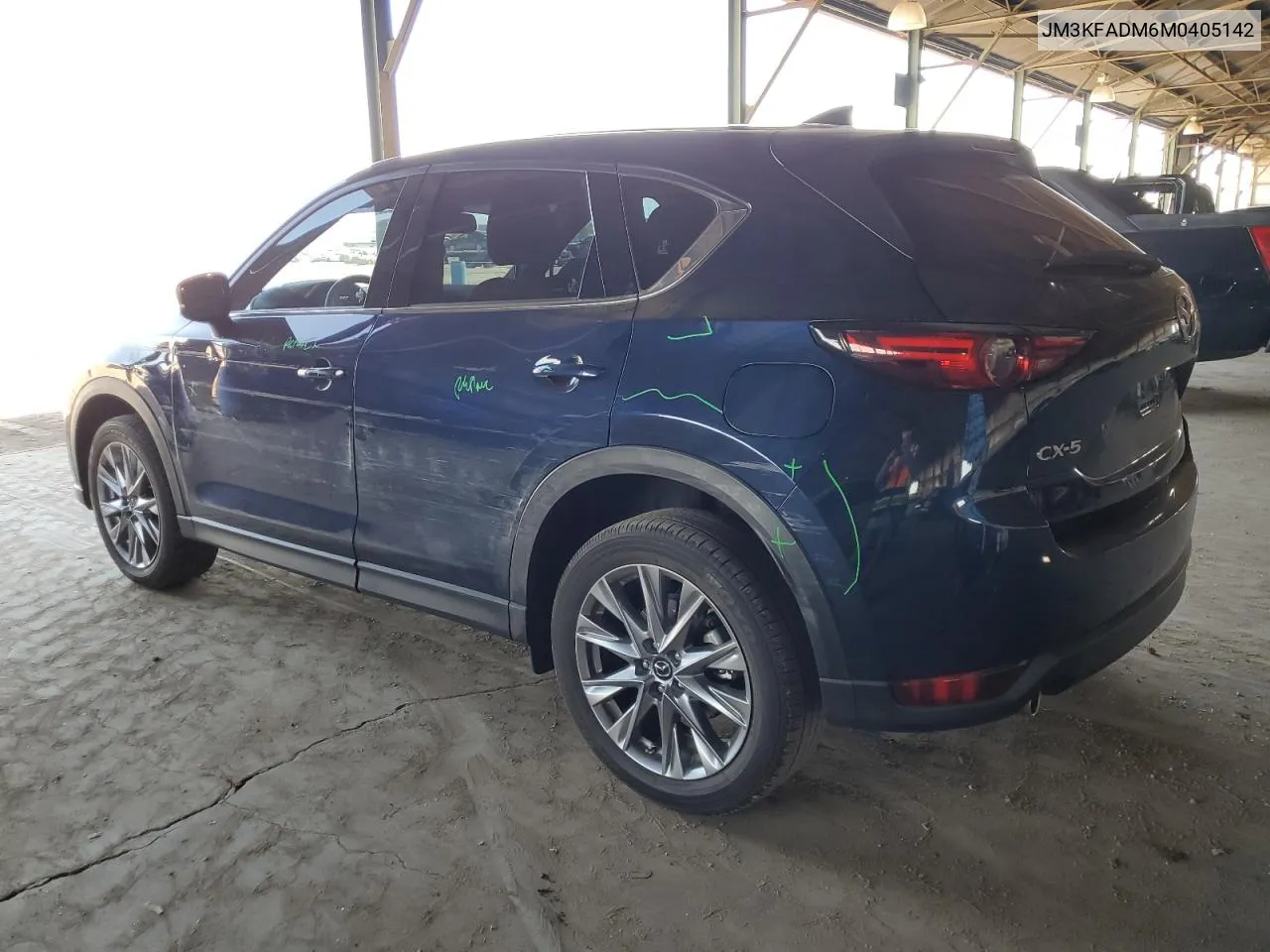 2021 Mazda Cx-5 Grand Touring VIN: JM3KFADM6M0405142 Lot: 73676154