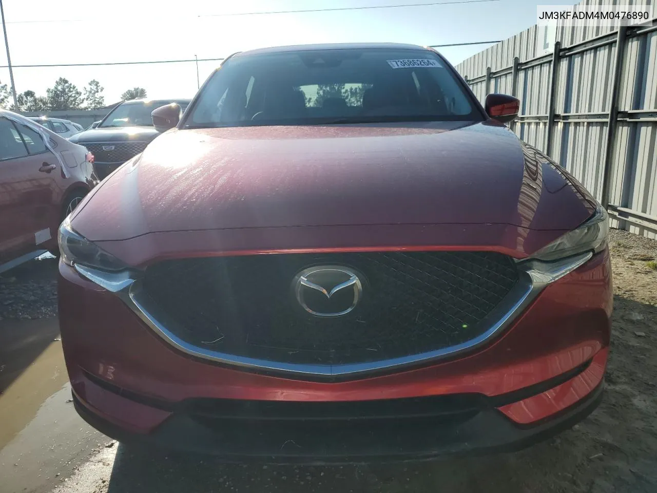 2021 Mazda Cx-5 Grand Touring VIN: JM3KFADM4M0476890 Lot: 73686264