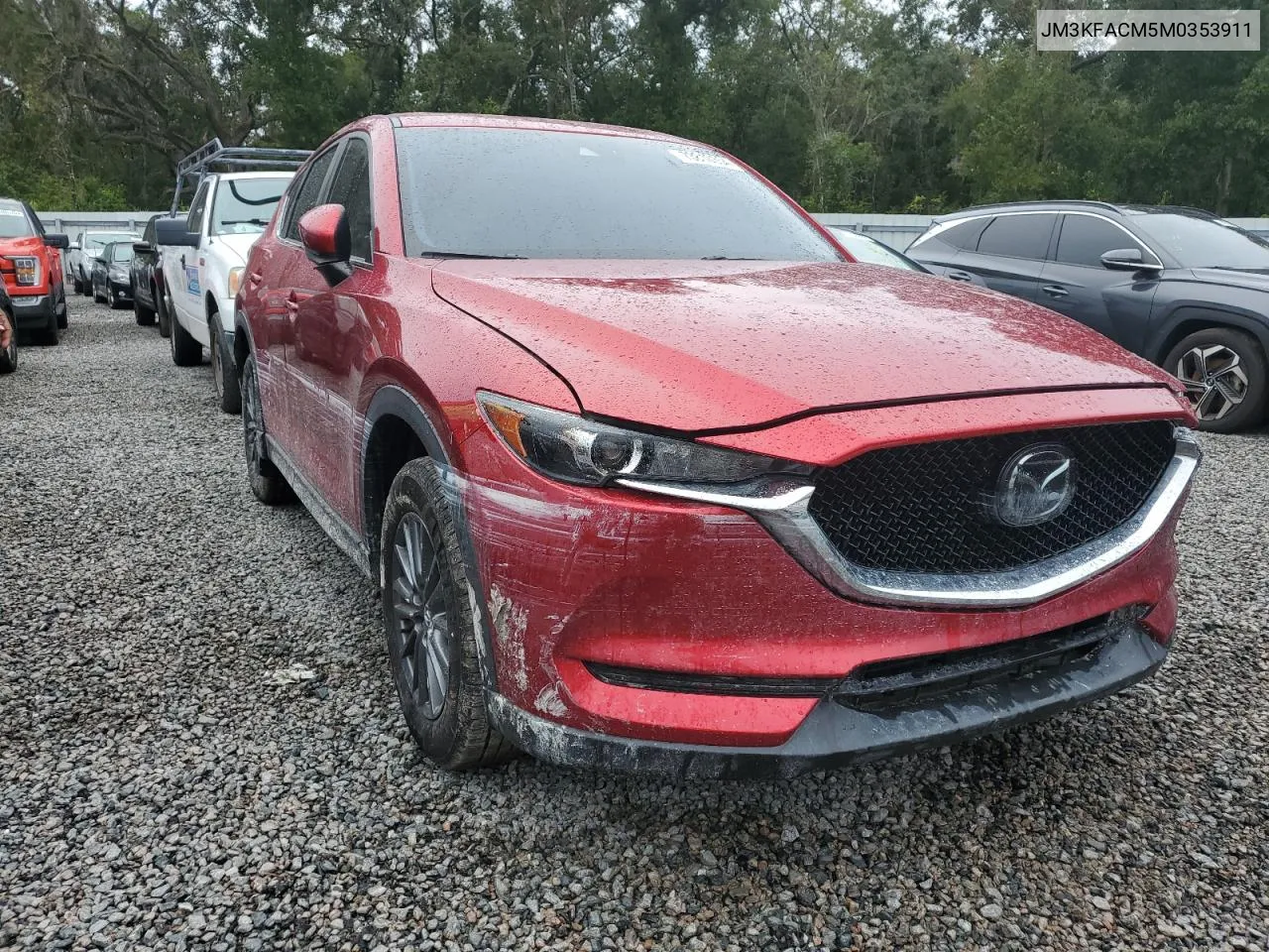 2021 Mazda Cx-5 Touring VIN: JM3KFACM5M0353911 Lot: 73810354