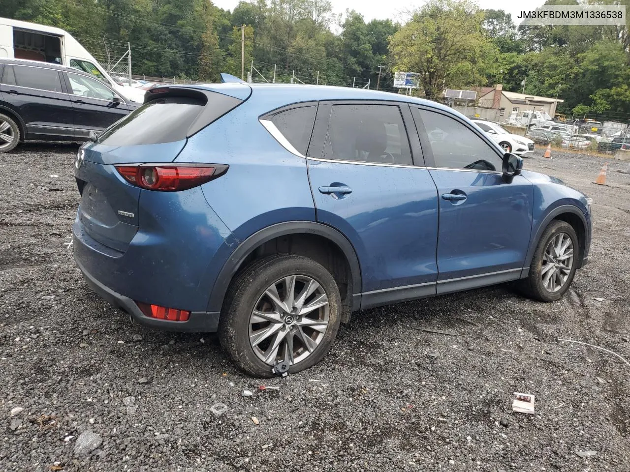 2021 Mazda Cx-5 Grand Touring VIN: JM3KFBDM3M1336538 Lot: 73830114